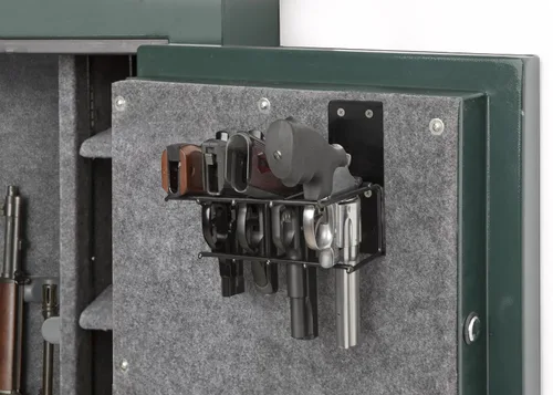 Miniatura 2 de Rack'em Bastidores para armas de montaje en pared, estante seguro para pistolas, ganchos de almacenamiento para armas de fuego para interiores