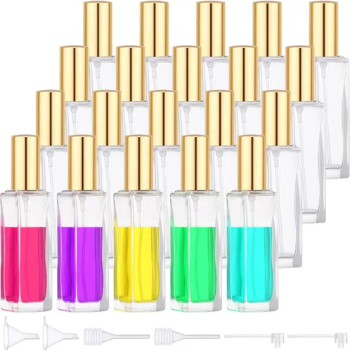 Miniatura 10 de Segbeauty Mini botella de perfume de viaje de 0.1 oz, atomizador de perfume de vidrio, pulverizador de colonia de viaje, botella de spray recargable