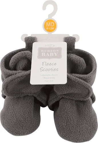 Miniatura 4 de Hudson BabyBotines de vellón acogedor unisex, gris oscuro, 6-12 meses