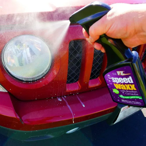 Miniatura 6 de FZ Speed Waxx - Suministros de limpieza de automóvil, aerosol de cera para automóvil con cera de carnauba brasileña, detallador rápido, removedor