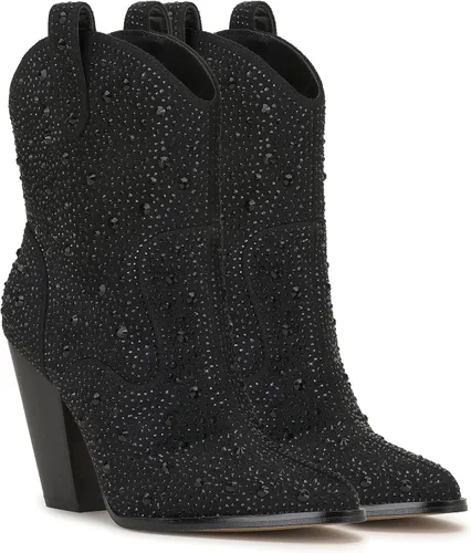 Miniatura 8 de Jessica Simpson Womens Cissely Embellished Western Ankle Boots