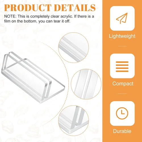 Miniatura 3 de CroBlissful 30 soportes para tarjetas de lugar, soporte pequeño de acrílico para tarjetas de bis, soporte de número de nombre de mesa para boda
