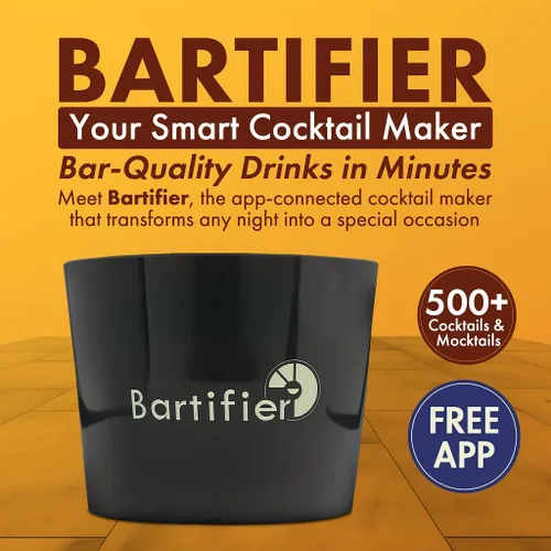 Miniatura 6 de Máquina de cócteles - Haz más de 3000 cócteles con el mezclador de bebidas guiado por la aplicación - Sistema de medición fácil de cócteles - Regalo