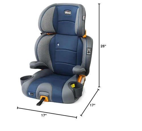 Miniatura 10 de Chicco KidFit Adapt Plus 2 en 1 Asiento Elevador de Posicionamiento del Cinturón para Automóvil, Asiento Elevador sin Respaldo y con Respaldo Alto