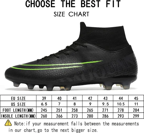 Miniatura 2 de Qzzsmy Tenis profesionales de fútbol para hombre, para interiores y exteriores, para competición, entrenamiento, atléticos, para niños grandes