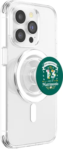 Miniatura 3 de Sono Sopravvissuta 13 Anni di Matrimonio Per Donna Moglie PopSockets MagSafe PopGrip for iPhone