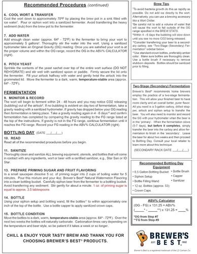 Miniatura 6 de Brewer's Best El kit de ingredientes de cerveza de trigo y sandía hace 5 galones