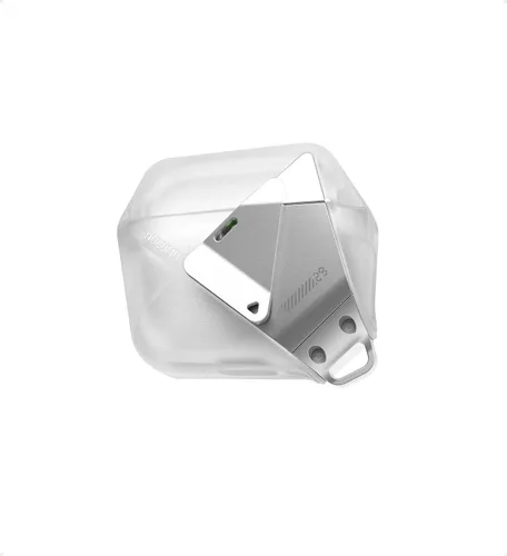 Miniatura 9 de Aulumu A39 Estuche geométrico para AirPods Pro 3 con cerradura Funda protectora con hebilla de nylon Armadura de aleación Compatible