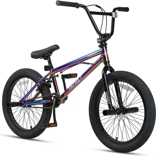Miniatura 15 de cubsala Freestyle BMX Bike, 20 Inch Yaphet Bicycle for Teen Beginner and Adult Riders, Bike with Hi-Ten Steel Frame, Multiple