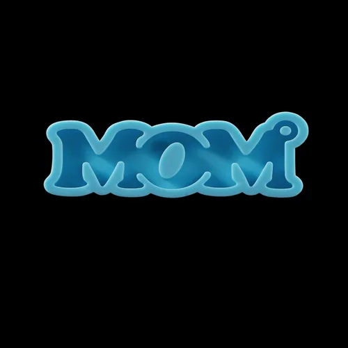 Miniatura 9 de 1 molde de resina epoxi con letras de mamá papá, moldes de silicona para colgantes de corazón, molde de fundición para herramientas de fabricación