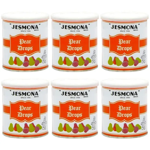 Miniatura 11 de Jesmona Caramelos de regaliz y grosella negra – Caramelo duro británico de 8.8 onzas (8.8 onzas), lata de regalo redonda, bolas de regaliz