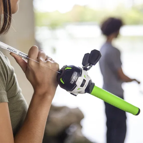 Miniatura 9 de Zebco Roam - Combo de caña de pescar telescópica y carrete de pesca giratorio o spincast, caña de fibra de vidrio duradera de 6 pies con mango