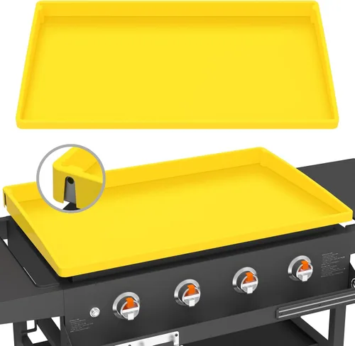 Miniatura 19 de Cubierta de parrilla de silicona para Blackstone - 36 pulgadas de cobertura verdadera y completa, resistente de grado alimenticio, tapete protector