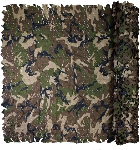 Miniatura 7 de Red de camuflaje en rollo a granel, red de camuflaje para caza, ejército, fiesta, decoración, protección solar