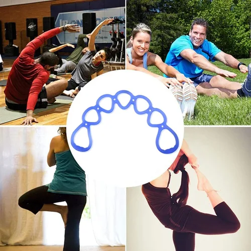 Miniatura 7 de Banda de ejercicio de resistencia elástica de 7 anillos, bandas de entrenamiento de BetterJonny para yoga, ejercicios de pies, piernas y brazos