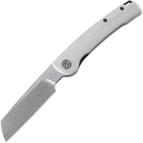 Miniatura 9 de Petrified fish PFE04 Scholar - Cuchillo plegable, hoja de satén de 3.7 pulgadas, 60.6 in, mango de madera Bubinga de 3.93 oz, cuchillo de bolsillo