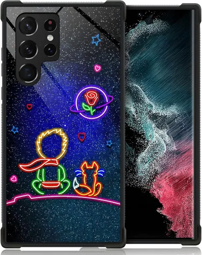 Miniatura 21 de CARLOCA Funda compatible con Samsung Galaxy S22 Ultra, diseño gráfico de Star Howling Wolfs Samsung Galaxy S22 Ultra, diseño gráfico, a prueba