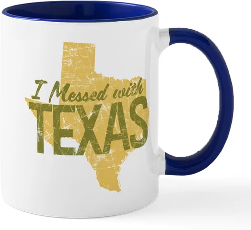 Miniatura 22 de CafePress – Taza Amarillo Texas – El único Taza de café, taza de café, S, Blanco