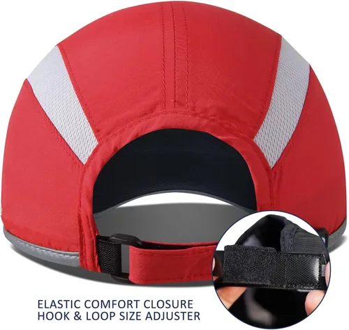 Miniatura 3 de GADIEMKENSD Sombrero reflectante plegable para exteriores, diseño sin estructura, protección solar UPF 50+, sombreros deportivos para mujeres