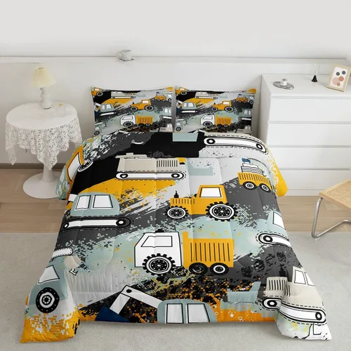 Miniatura 35 de Feelyou Juego de edredón de música rock para niños, edredón colorido con estampado de mariposas para niños y niñas, juego de ropa de cama de Multi
