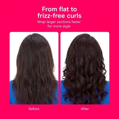 Miniatura 3 de Conair Rizador de cerámica doble de 1 pulgada, barril de 1 pulgada que crea rizos clásicos, rizador de pelo para uso en cabello corto, mediano