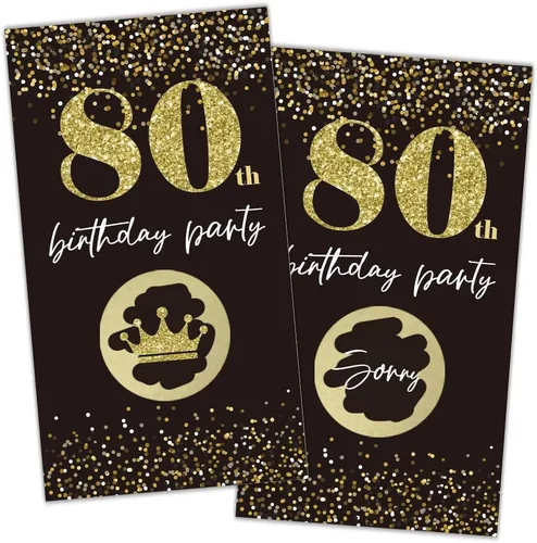 Miniatura 12 de REWIDPARTY Tarjetas de juego para rascar para fiesta de cumpleaños número 50 de oro blanco (32 unidades) tarjetas de rascar para fiesta de 115B