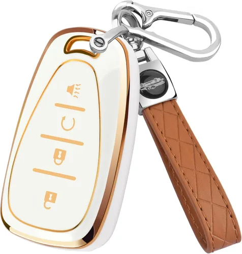 Miniatura 8 de XIYANG TRADE Funda para llavero Chevy con llavero, funda de TPU suave para llave de protección completa para Chevy Equinox Sonic Spark Traverse