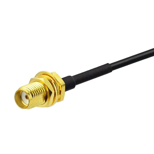 Miniatura 8 de BINGFU Cable de extensión de antena SMA macho a SMA hembra RG174 de 3.3 ft, 3 pies, paquete de 2 unidades compatible con 4G LTE Router Gateway Modem