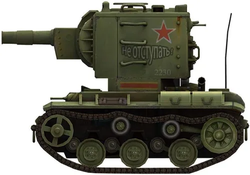 Miniatura 5 de Meng WWT-004 Modelo - Tanque Pesado Soviético Kv-2 Guerra Mundial Toons
