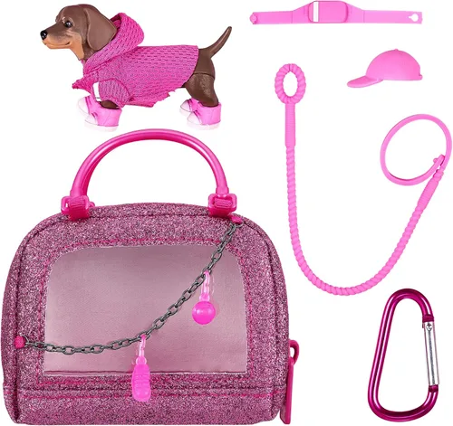 Miniatura 8 de REAL LITTLES - Transportín Coleccionable de Micro Cachorro con 1 Micro Cachorro y 5 Micro Sorpresas Funcionales Adentro! Los Estilos Pueden Variar