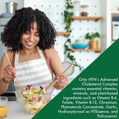 Miniatura 4 de Health Thru Nutrition Complejo avanzado de colesterol, apoyo a la salud cardíaca y metabolismo de lípidos con fitoesteroles, policosanol