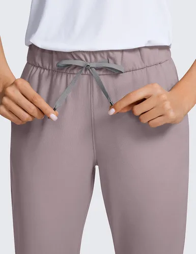 Miniatura 4 de CRZ YOGA - Pantalones deportivos elásticos de 4 vías para mujer de 27 pulgadas, pantalones deportivos para correr, viajes, descanso, pantalones