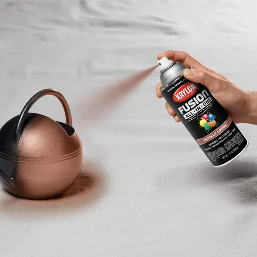 Miniatura 189 de Krylon Fusion - Pintura en aerosol adhesiva todo en uno para uso en interiores y exteriores, 12 onzas, aluminio