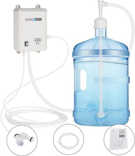 Sistema de bomba dispensadora de agua para botella de 5 galones, dispensador de agua potable de entrada única silencioso para refrigerador, bomba de