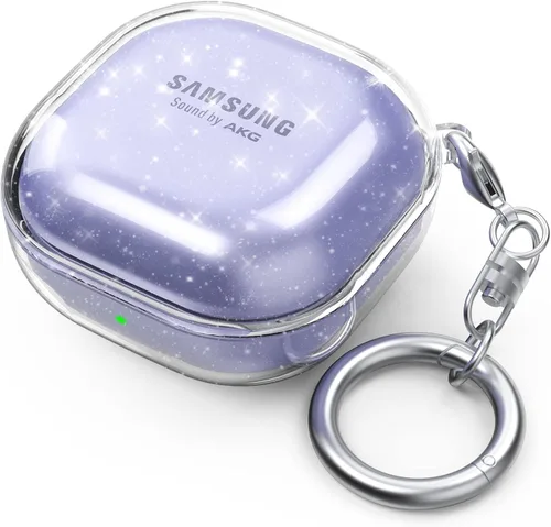 Miniatura 9 de AhaStyle Compatible con Samsung Galaxy Buds FE/S2 Pro/S2/Live Funda transparente [Anti-amarillamiento] (transparente)