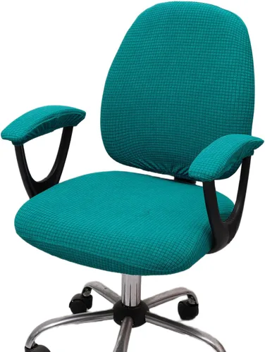 Miniatura 20 de Melaluxe Funda para silla de oficina con fundas para reposabrazos, funda elástica universal para silla de escritorio, fundas para silla
