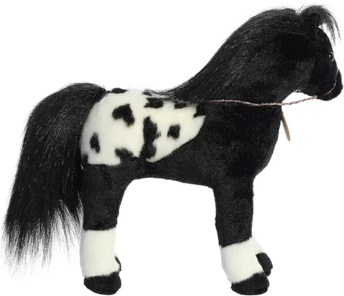 Miniatura 4 de Aurora Exquisito animal de peluche Breyer Showstoppers Black Appaloosa - Detalles realistas para juegos imaginativos - Perfecto para niños, adultos