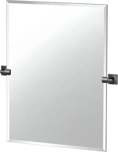 Miniatura 7 de Gatco Latitude II Espejo rectangular, Metal, 24 pulgadas