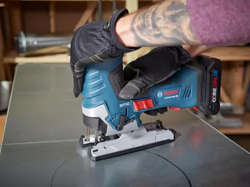 Miniatura 7 de BOSCH GST18V-50BN 18V Sierra de calar sin escobillas con agarre de barril (herramienta desnuda)