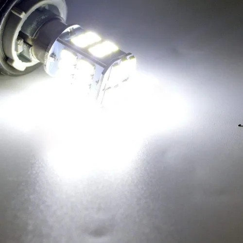 Miniatura 5 de Bombilla LED 1157 blanca, bombilla LED Bay15d 12V 5W, DC10-30V 6000K 800 lm para luz de cola/freno, luz de respaldo, para coche, RV, remolque