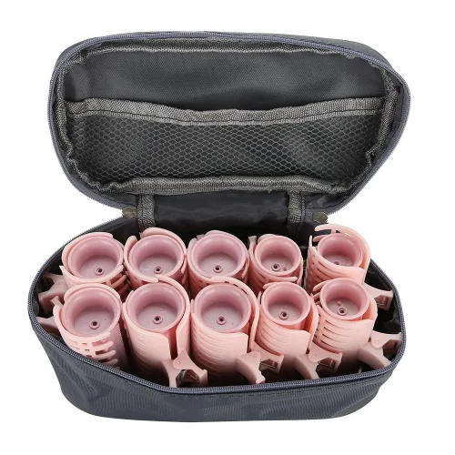 Miniatura 2 de Rodillos calientes compactos de calor instantáneo, fijadores de cabello, rizadores de pelo para cabello largo y corto, 10 unidades profesional