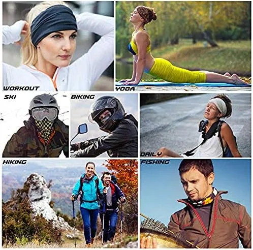 Miniatura 5 de Gator Masks - Máscara facial para exteriores, sin costuras, polaina para el cuello, bandana de tubo, para la cabeza, diadema mágica, banda
