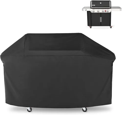 ZJYWSCH Cubierta para parrilla Weber Genesis 400 Series 400 2022 para parrilla de gas de 4 quemadores impermeable al aire libre, 7758 apto para