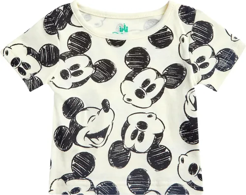 Miniatura 21 de Disney Conjunto de pantalones cortos para bebé, 2 piezas de Spiderman Mickey Mouse Cars Winnie the Pooh, conjunto corto de camisa corta (0-3M-24M)