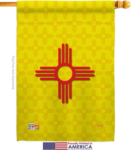 Miniatura 2 de Estados Nuevo México Garden House Banderas Set Regional Estados Unidos Territorios Americanos República País Particular Área Pequeña Decorativa