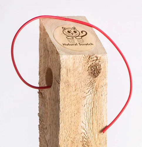 Miniatura 2 de Poste rascador para gatos (Cedar, 32 pulgadas de altura)