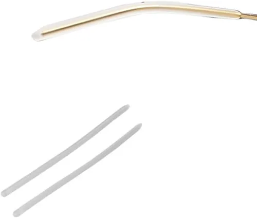 Puntas de repuesto para lentes de sol, antideslizantes, de silicona suave, para patas de metal fino