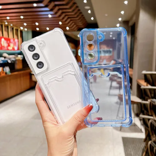 Miniatura 16 de Tuokiou Funda para Samsung Galaxy A14 5G, Fundas Protectoras Transparentes con Ranura para Tarjetas, Funda Cartera de TPU Suave Ajustada Resistente