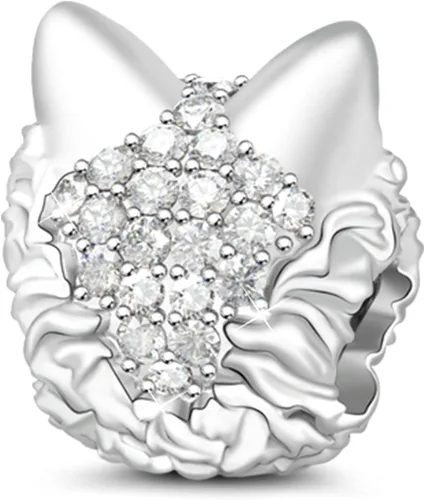 Miniatura 8 de GNOCE Dijes de lobo antiguo para pulsera de plata de ley 925 con cuentas de cabeza de lobo animal para mujeres, día de la madre y hombres