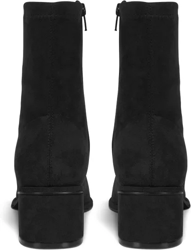 Miniatura 9 de Women's Ankle Boots & Booties, BEST TRENDY Sock Booties Square Toe Boots Side Zipper Square Toe Mid Chunky Heel Elastic Booties for women